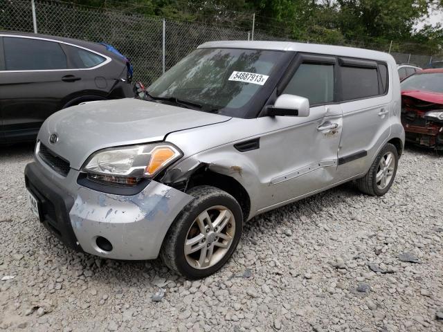 KNDJT2A25B7705507 - 2011 KIA SOUL + SILVER photo 1