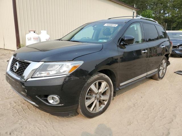 5N1AR2MM6FC716326 - 2015 NISSAN PATHFINDER S BLACK photo 1