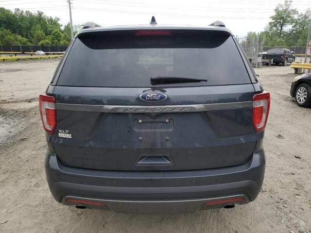 1FM5K7D83HGB19748 - 2017 FORD EXPLORER XLT CHARCOAL photo 6