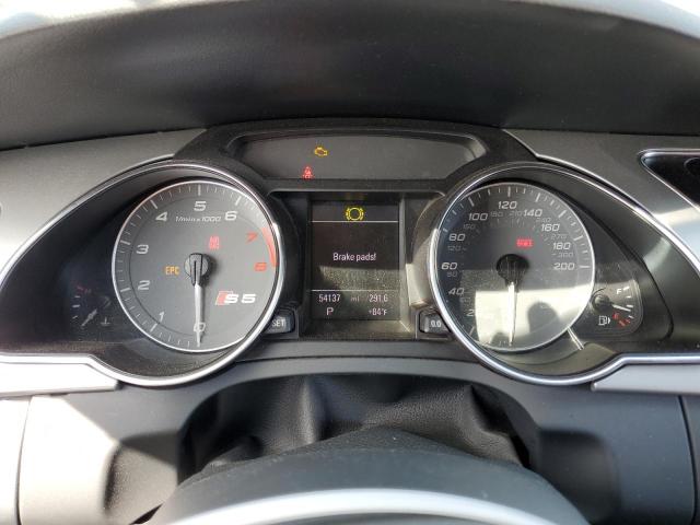 WAUCVAFR2CA016531 - 2012 AUDI S5 PREMIUM PLUS 黑色 照片 9