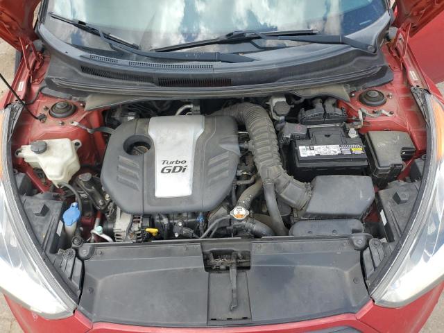 KMHTC6AE8DU102383 - 2013 HYUNDAI VELOSTER TURBO Qırmızı foto 11