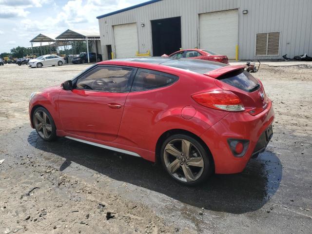 KMHTC6AE8DU102383 - 2013 HYUNDAI VELOSTER TURBO Qırmızı foto 2