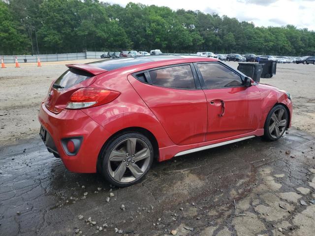 KMHTC6AE8DU102383 - 2013 HYUNDAI VELOSTER TURBO Qırmızı foto 3