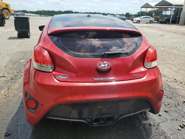KMHTC6AE8DU102383 - 2013 HYUNDAI VELOSTER TURBO Qırmızı foto 6