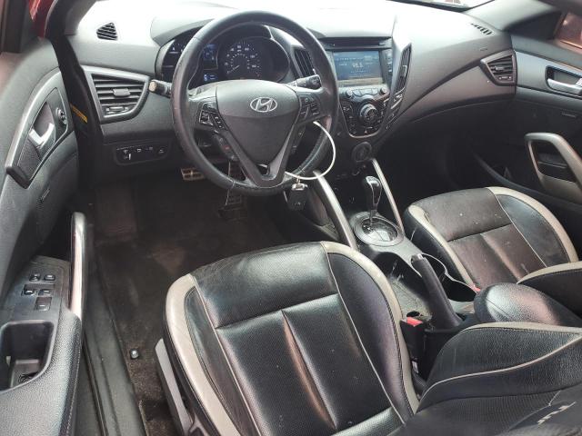KMHTC6AE8DU102383 - 2013 HYUNDAI VELOSTER TURBO Qırmızı foto 8