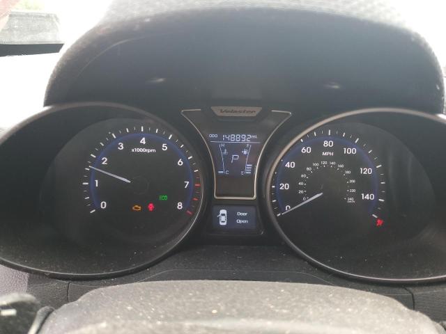 KMHTC6AE8DU102383 - 2013 HYUNDAI VELOSTER TURBO Qırmızı foto 9