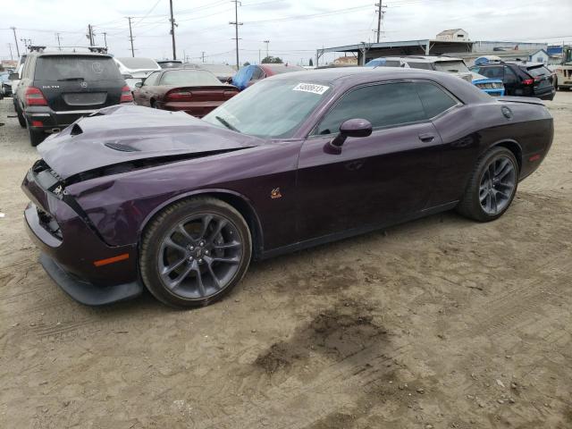 2C3CDZFJ3NH164923 - 2022 DODGE CHALLENGER R/T SCAT PACK PURPLE photo 1