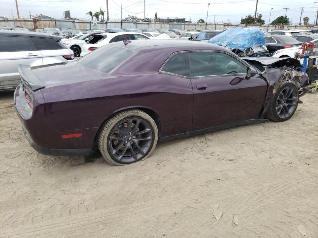 2C3CDZFJ3NH164923 - 2022 DODGE CHALLENGER R/T SCAT PACK PURPLE photo 3