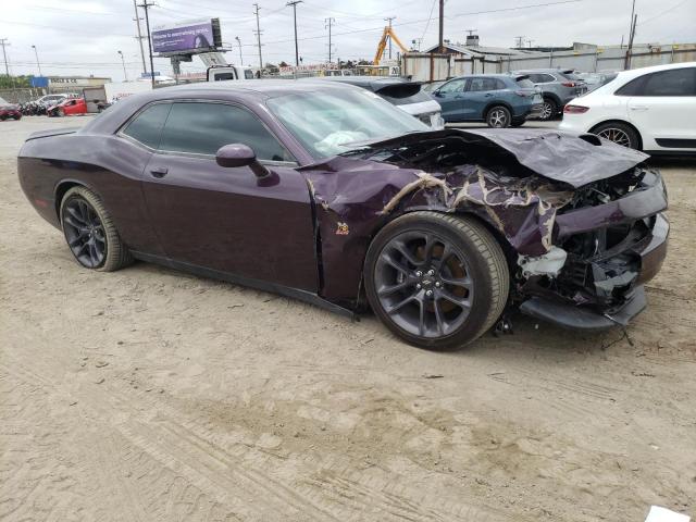 2C3CDZFJ3NH164923 - 2022 DODGE CHALLENGER R/T SCAT PACK PURPLE photo 4