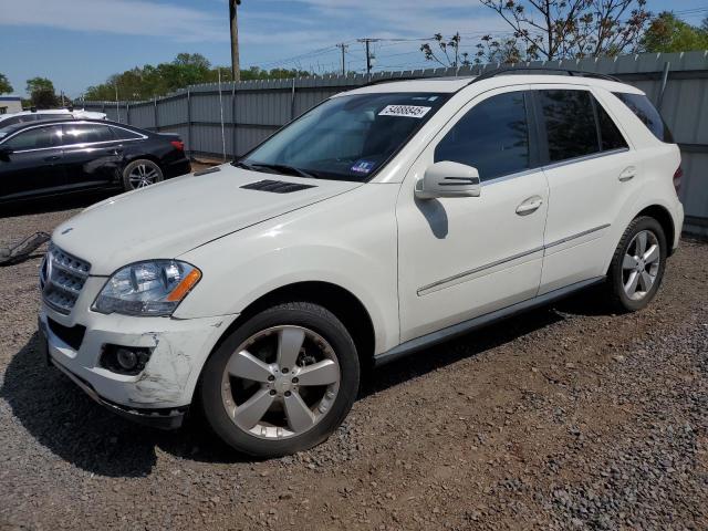 4JGBB8GB3BA646649 - 2011 MERCEDES-BENZ ML 350 4MATIC WHITE photo 1