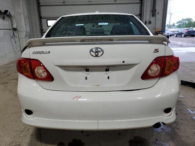 1NXBU40E39Z053857 - 2009 TOYOTA COROLLA BASE WHITE photo 6