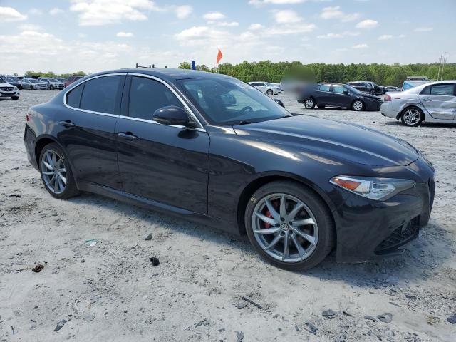 ZARFAEDN5J7594741 - 2018 ALFA ROMEO GIULIA Q4 黑色 照片 4