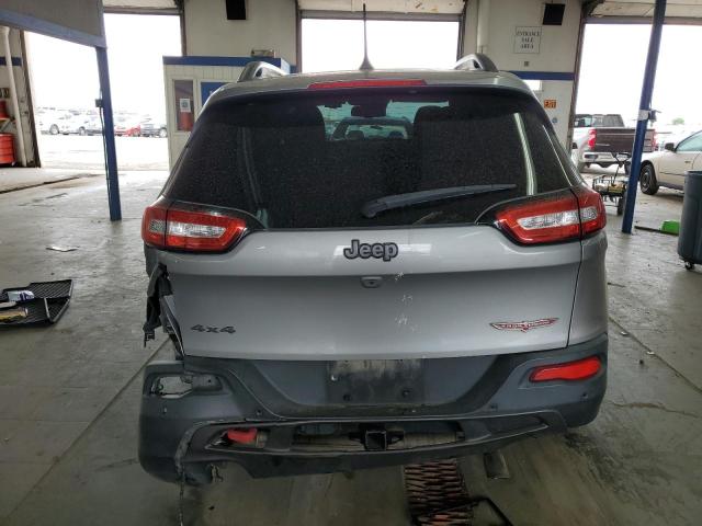 1C4PJMBSXHW658015 - 2017 JEEP CHEROKEE TRAILHAWK SILVER photo 6