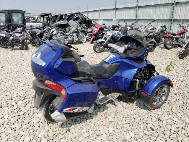 2BXJBKC17CV000013 - 2012 CAN-AM SPYDER ROA RT BLUE photo 4