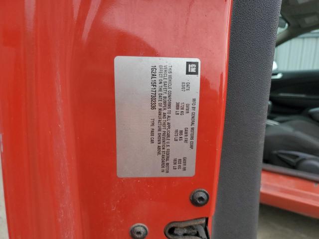 1G2AL15F177302336 - 2007 PONTIAC G5 Rouge photo 12