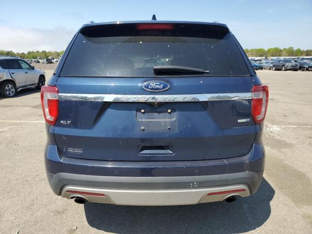 1FM5K8DH2HGD73960 - 2017 FORD EXPLORER XLT BLUE photo 6