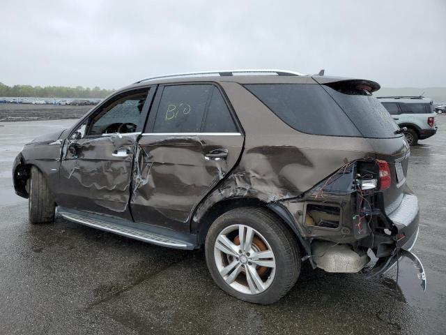 4JGDA5HBXCA035379 - 2012 MERCEDES-BENZ ML 350 4MATIC BROWN photo 2