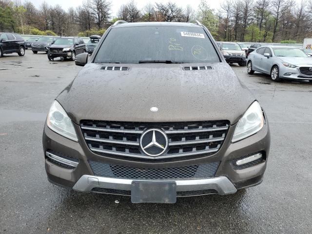 4JGDA5HBXCA035379 - 2012 MERCEDES-BENZ ML 350 4MATIC BROWN photo 5
