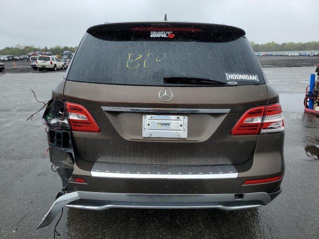 4JGDA5HBXCA035379 - 2012 MERCEDES-BENZ ML 350 4MATIC BROWN photo 6