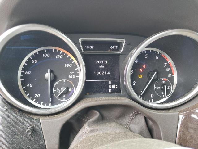 4JGDA5HBXCA035379 - 2012 MERCEDES-BENZ ML 350 4MATIC BROWN photo 9