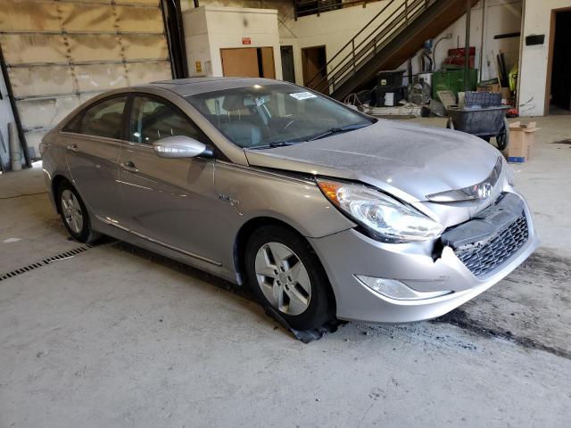 KMHEC4A40CA028641 - 2012 HYUNDAI SONATA HYBRID GRAY photo 4