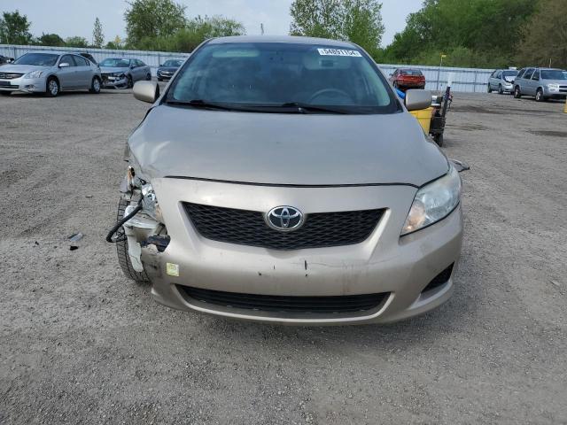 2T1BU4EE5AC303419 - 2010 TOYOTA COROLLA BASE GOLD photo 5