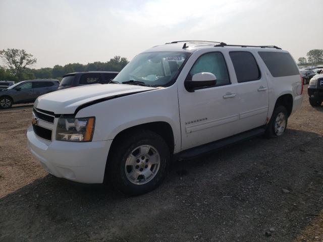 1GNSKJE71DR111454 - 2013 CHEVROLET SUBURBAN K1500 LT WHITE photo 1