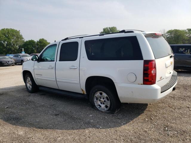 1GNSKJE71DR111454 - 2013 CHEVROLET SUBURBAN K1500 LT WHITE photo 2