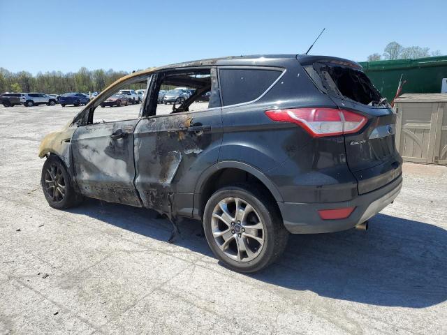 1FMCU9HX8DUC40236 - 2013 FORD ESCAPE SEL BLACK photo 2