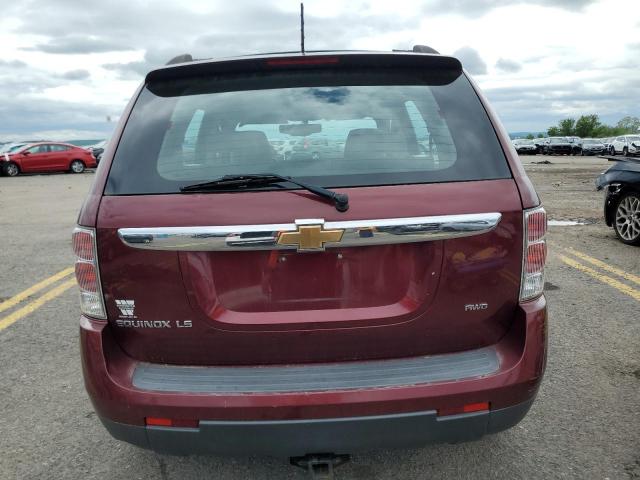 2CNDL23FX96206902 - 2009 CHEVROLET EQUINOX LS MAROON photo 6