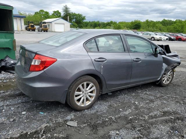 19XFB2F80CE326454 - 2012 HONDA CIVIC EX GRAY photo 3