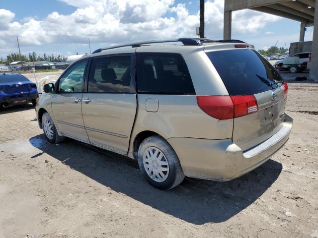 5TDZA23C75S333869 - 2005 TOYOTA SIENNA CE BEIGE photo 2