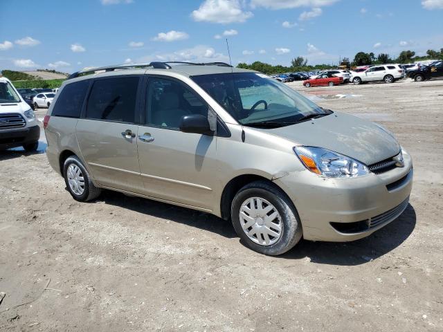 5TDZA23C75S333869 - 2005 TOYOTA SIENNA CE BEIGE photo 4