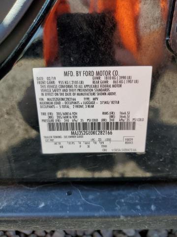 MAJ3S2GE0KC282166 - 2019 FORD ECOSPORT SE შავი ფოტო 13