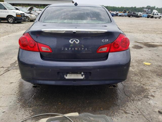 JN1CV6AR2DM761113 - 2013 INFINITI G37 BLUE photo 6