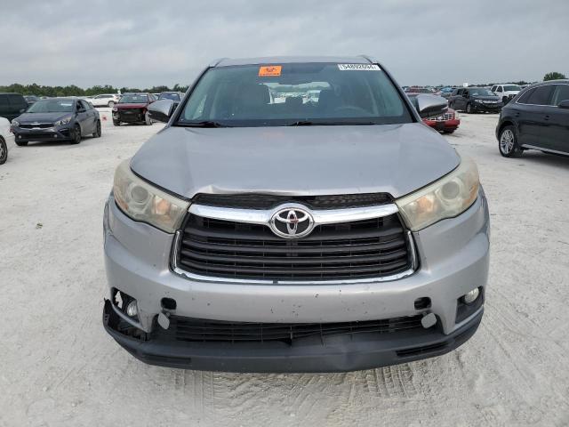 5TDKKRFH8GS501150 - 2016 TOYOTA HIGHLANDER XLE SILVER photo 5