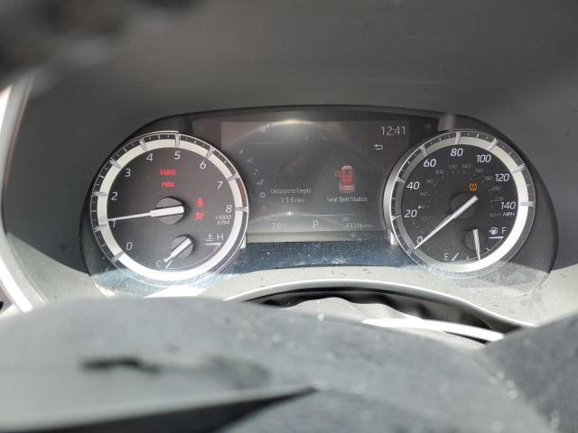 5TDGZRBH8NS193451 - 2022 TOYOTA HIGHLANDER XLE GRAY photo 9