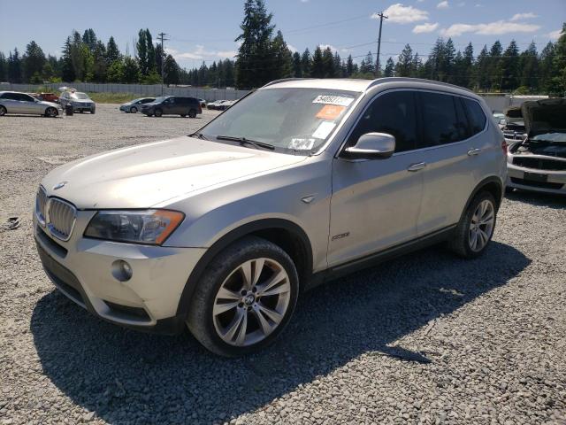 5UXWX7C51DL976264 - 2013 BMW X3 XDRIVE35I SILVER photo 1