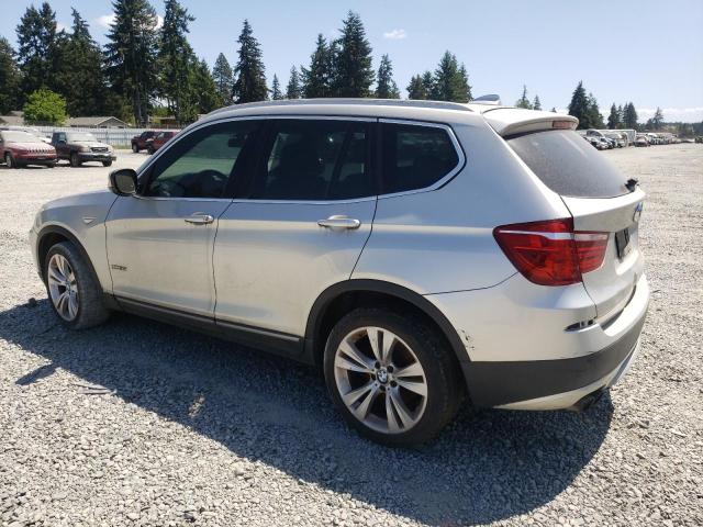 5UXWX7C51DL976264 - 2013 BMW X3 XDRIVE35I SILVER photo 2