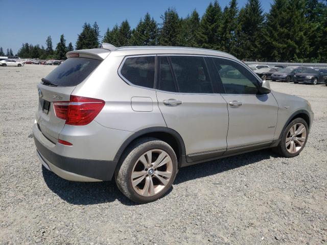 5UXWX7C51DL976264 - 2013 BMW X3 XDRIVE35I SILVER photo 3