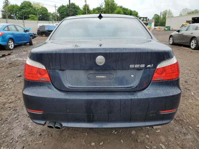 WBANV13578CZ59763 - 2008 BMW 528 XI BLUE photo 6