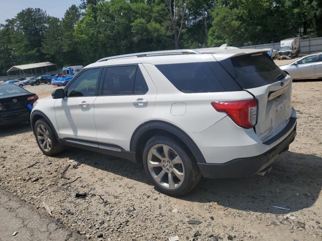 1FM5K8HC0LGB45799 - 2020 FORD EXPLORER PLATINUM WHITE photo 2