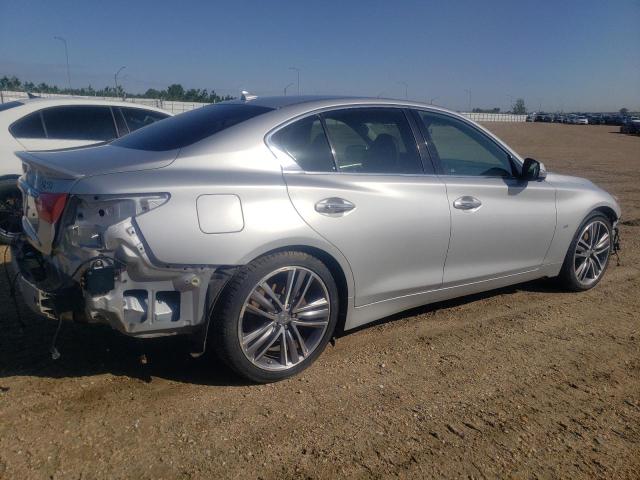 JN1BV7AR0FM413234 - 2015 INFINITI Q50 BASE SILVER photo 3