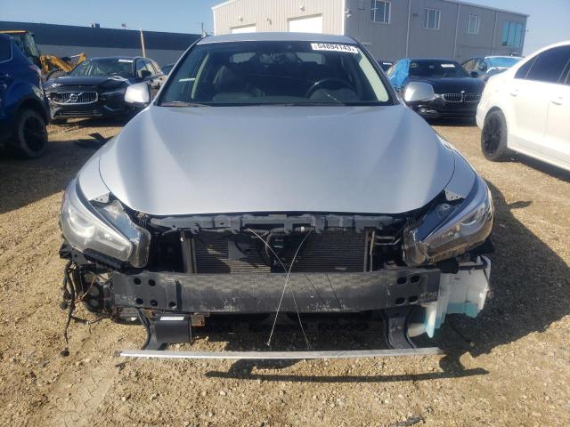 JN1BV7AR0FM413234 - 2015 INFINITI Q50 BASE SILVER photo 5