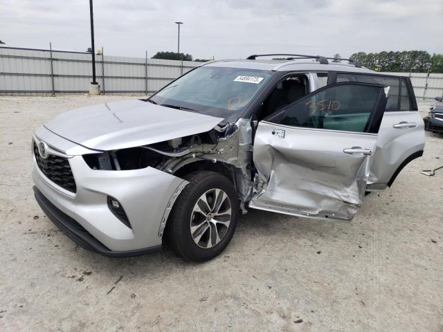 5TDGZRAH2NS556280 - 2022 TOYOTA HIGHLANDER XLE Boz foto 1