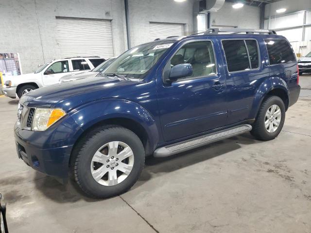5N1AR18W56C600802 - 2006 NISSAN PATHFINDER LE BLUE photo 1