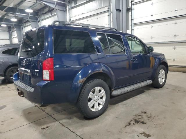 5N1AR18W56C600802 - 2006 NISSAN PATHFINDER LE BLUE photo 3