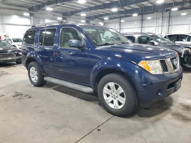 5N1AR18W56C600802 - 2006 NISSAN PATHFINDER LE BLUE photo 4