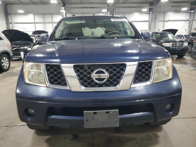 5N1AR18W56C600802 - 2006 NISSAN PATHFINDER LE BLUE photo 5