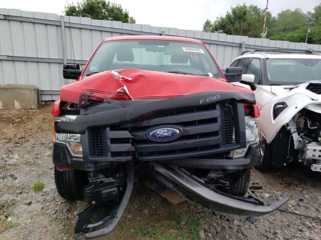 1FTRF12W09KB98528 - 2009 FORD F150 RED photo 5